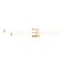 Z-Lite Zane Vanity, 2-Light, 40 In.W x 2.5 In.L x 5 In.H, Modern Gold/Frosted 1008-40W-MGLD-LED - alternate 1